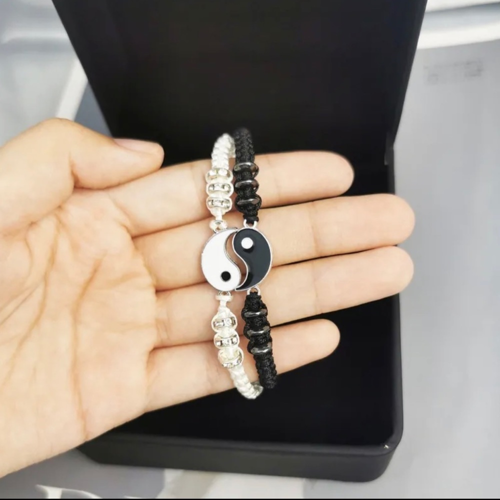 2pcs/Set New Best Friend Bracelets For 2 Matching Girlfriend Valentines Gift